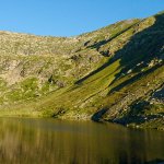Lago sottano della sella dal rifugio